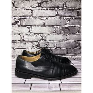 Cole Haan City Black Leather Cap Toe Oxfords Dress Shoes Men’s Sz 10.5M US/44EU